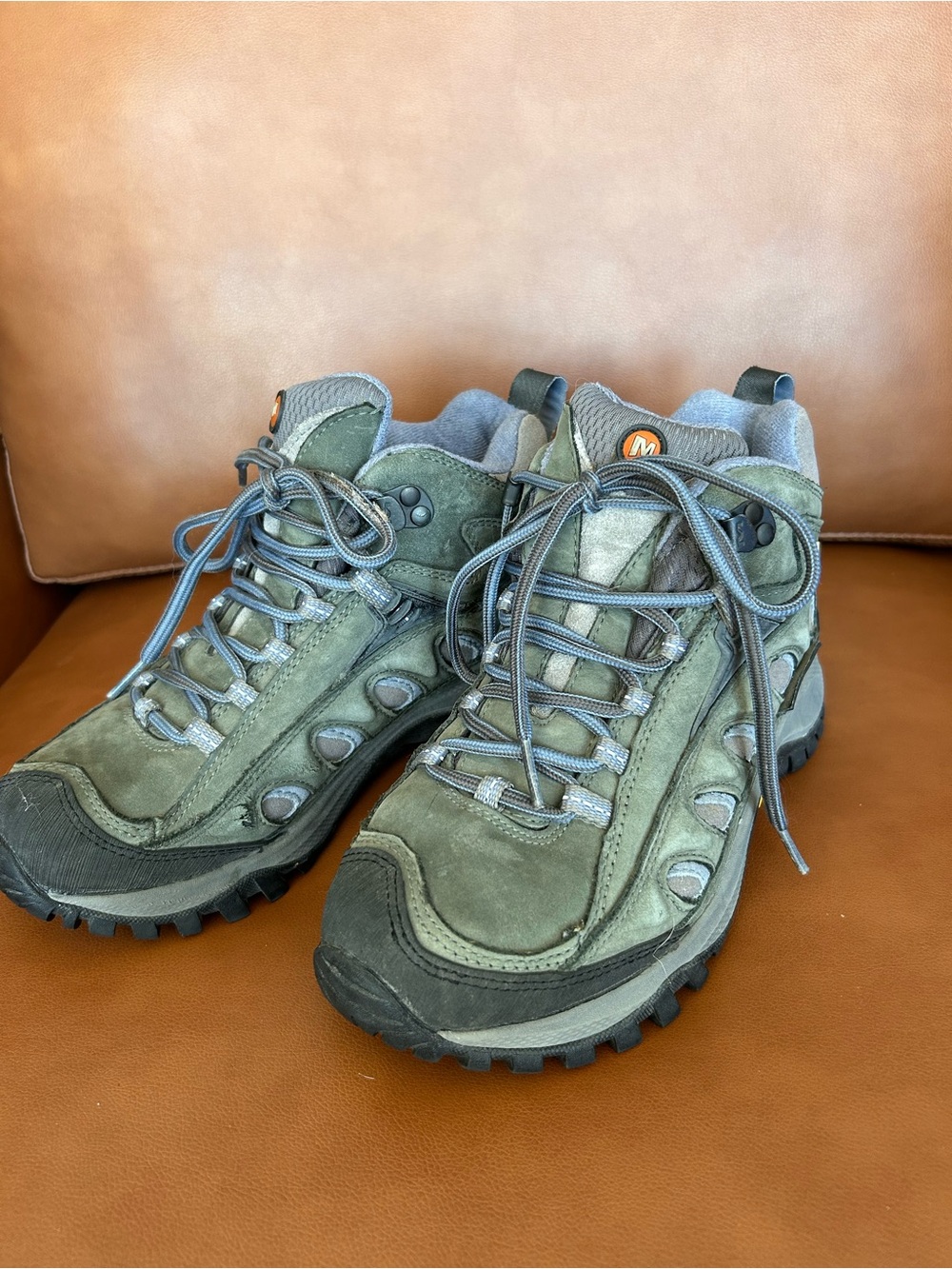 Women’s Merrell Olive Green Hiking Shoes